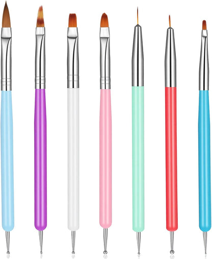 7 Pcs Food Paint Brush, Cookie Decorating Tools Food Brushes for Cooking for Pastry Cookie and Cakes Decoration Candy Decorating Baking Fondant Decoration