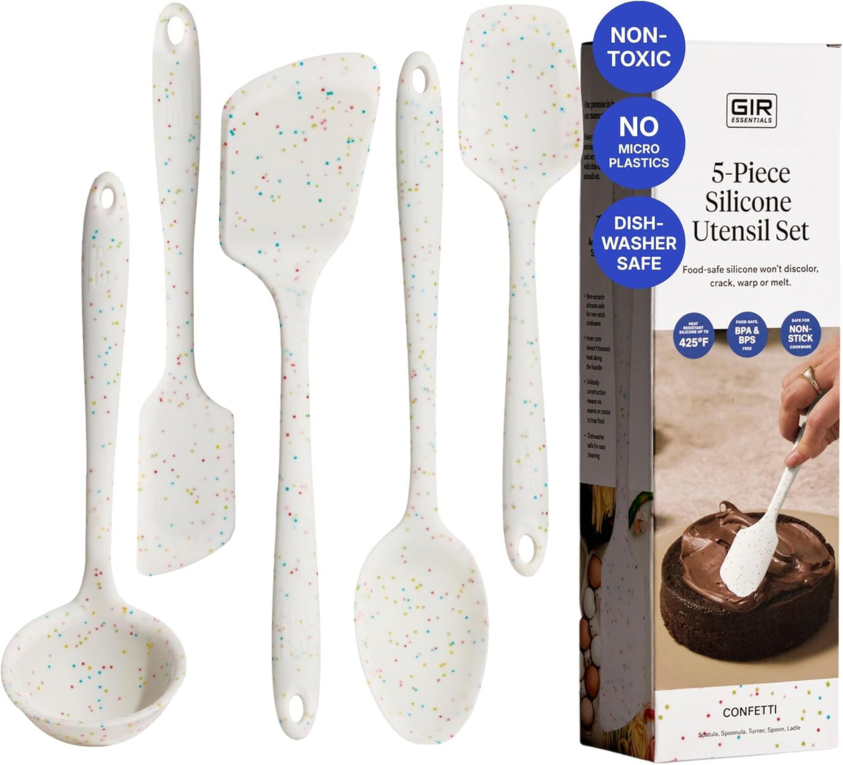 GIR: Silicone Essentials Kitchen Utensils Set – Party Confetti