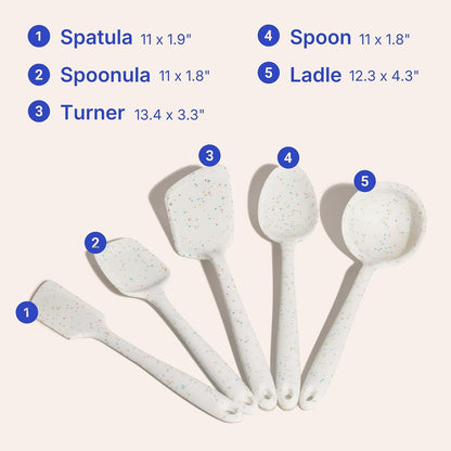 GIR: Silicone Essentials Kitchen Utensils Set – Party Confetti