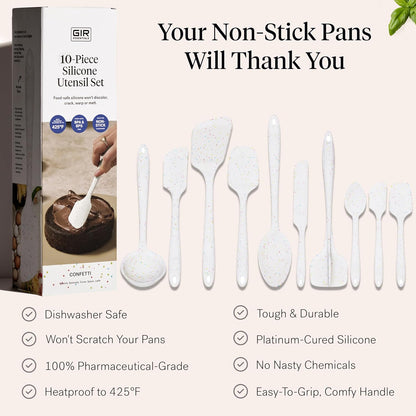 GIR: Silicone Essentials Kitchen Utensils Set – Party Confetti