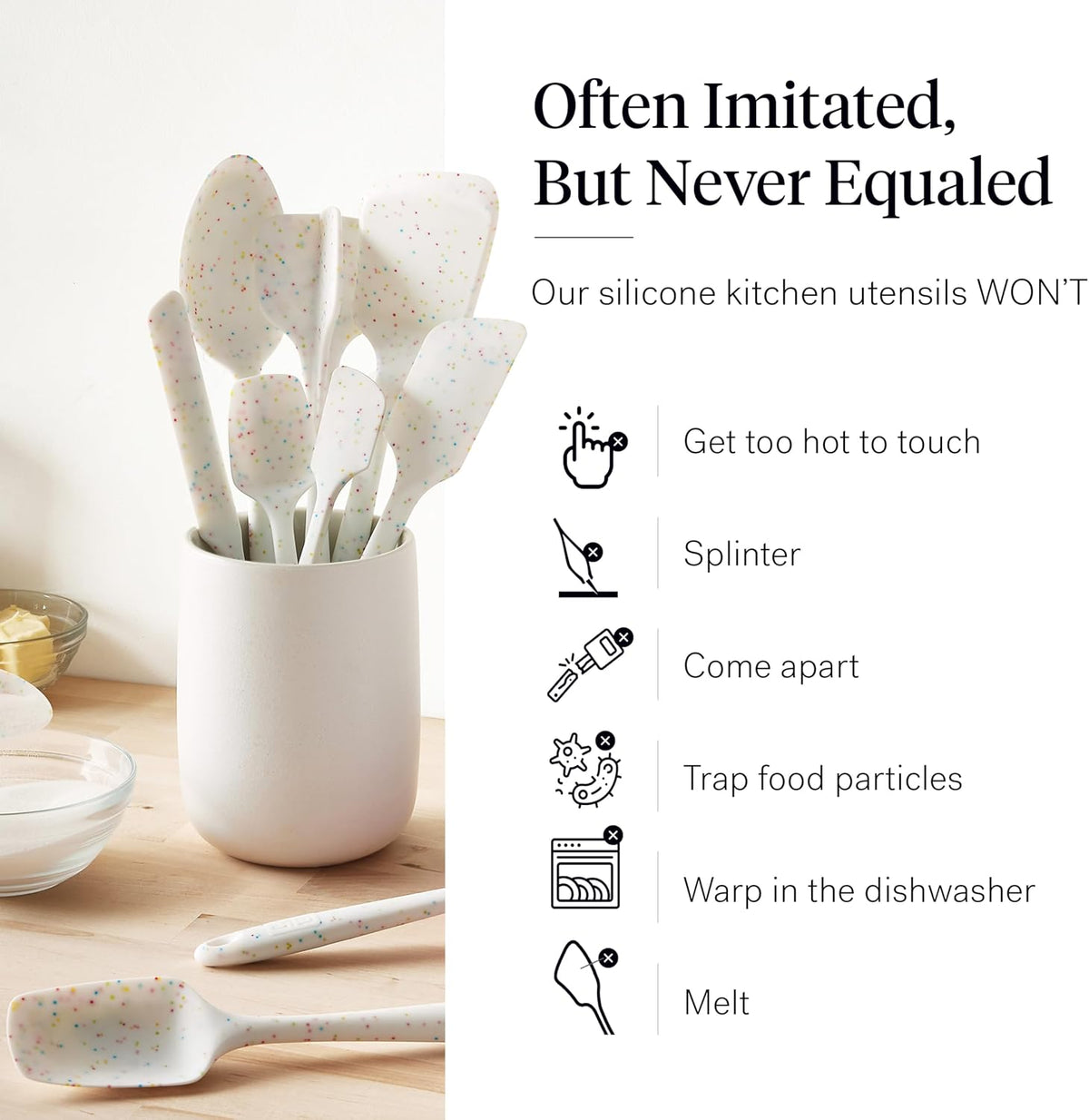 GIR: Silicone Essentials Kitchen Utensils Set – Party Confetti