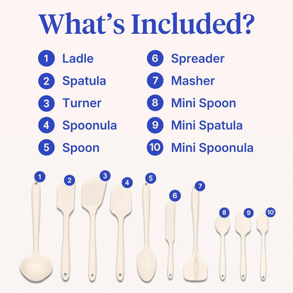 GIR: Silicone Essentials Kitchen Utensils Set – Party Confetti