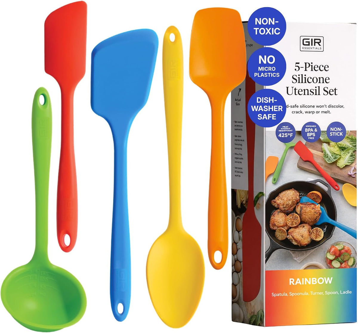 GIR: Silicone Essentials Kitchen Utensils Set – Party Confetti