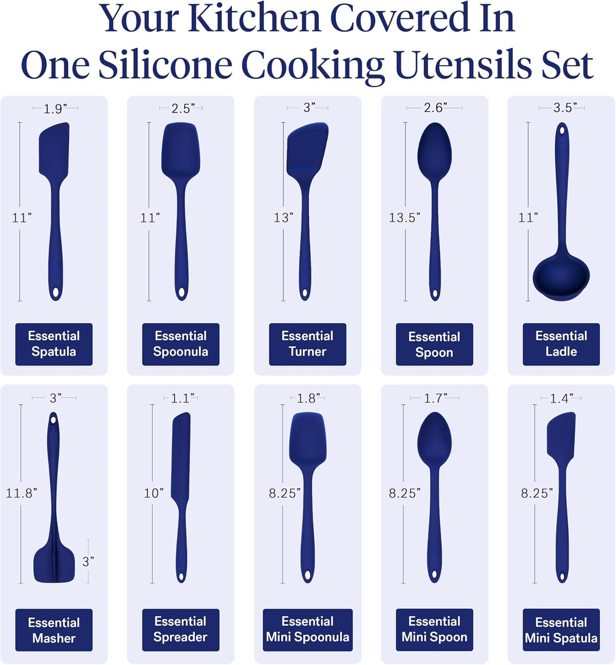 GIR: Silicone Essentials Kitchen Utensils Set – Party Confetti