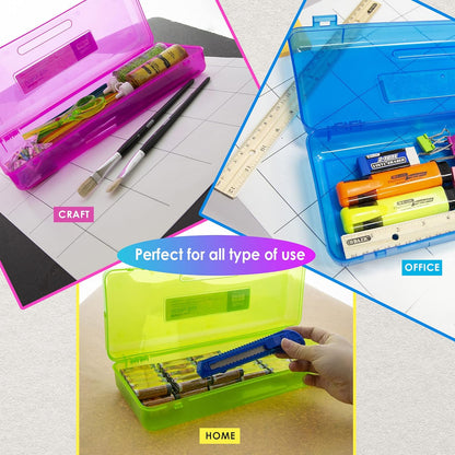 Clear Ruler-Length Pencil Box