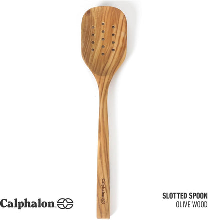 Prime Slotted Turner, 13-Inch Teak Wood Slotted Spatula, Wooden Cooking Turner for Nonstick Cookware, Heat-Resistant Moisture-Resistant Kitchen Tool