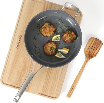 Prime Slotted Turner, 13-Inch Teak Wood Slotted Spatula, Wooden Cooking Turner for Nonstick Cookware, Heat-Resistant Moisture-Resistant Kitchen Tool