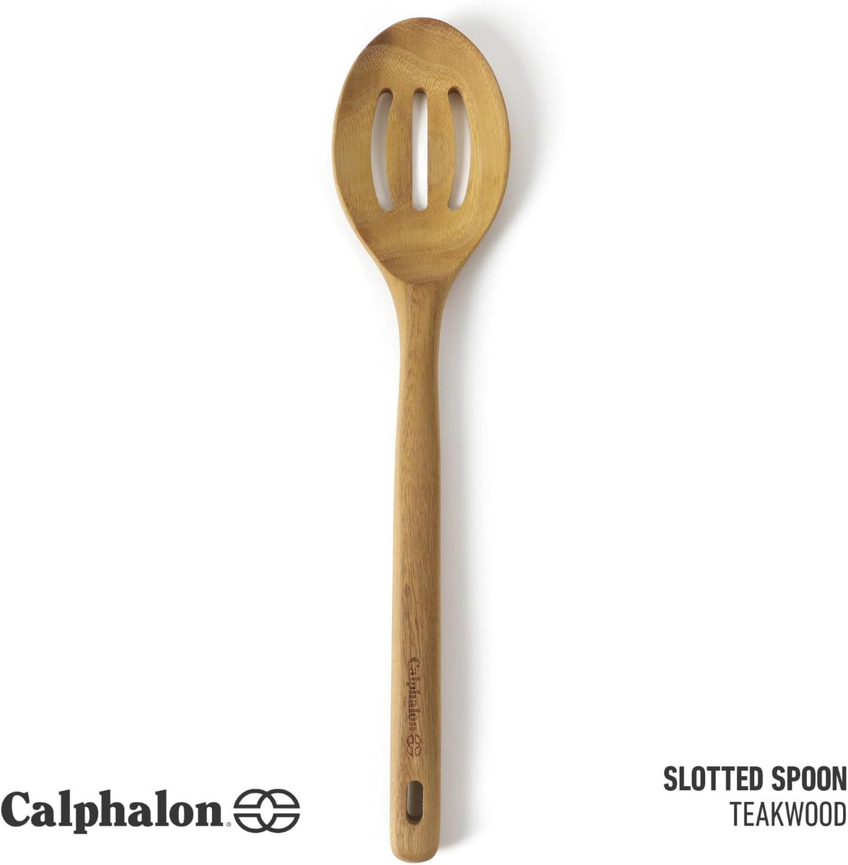 Prime Slotted Turner, 13-Inch Teak Wood Slotted Spatula, Wooden Cooking Turner for Nonstick Cookware, Heat-Resistant Moisture-Resistant Kitchen Tool
