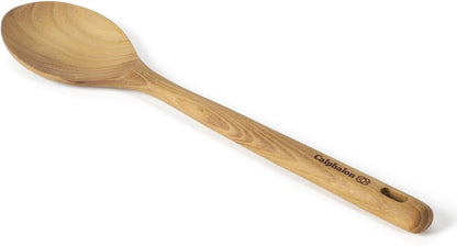 Prime Slotted Turner, 13-Inch Teak Wood Slotted Spatula, Wooden Cooking Turner for Nonstick Cookware, Heat-Resistant Moisture-Resistant Kitchen Tool