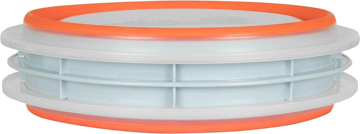 Collapsible Plastic Batter Bowl | Mess-Free Breading Shaker Container & Mixer | Ideal for Fish Fry, Fried Chicken, Onion Rings, Wings & More