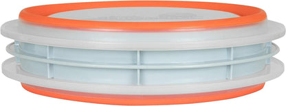 Collapsible Plastic Batter Bowl | Mess-Free Breading Shaker Container & Mixer | Ideal for Fish Fry, Fried Chicken, Onion Rings, Wings & More
