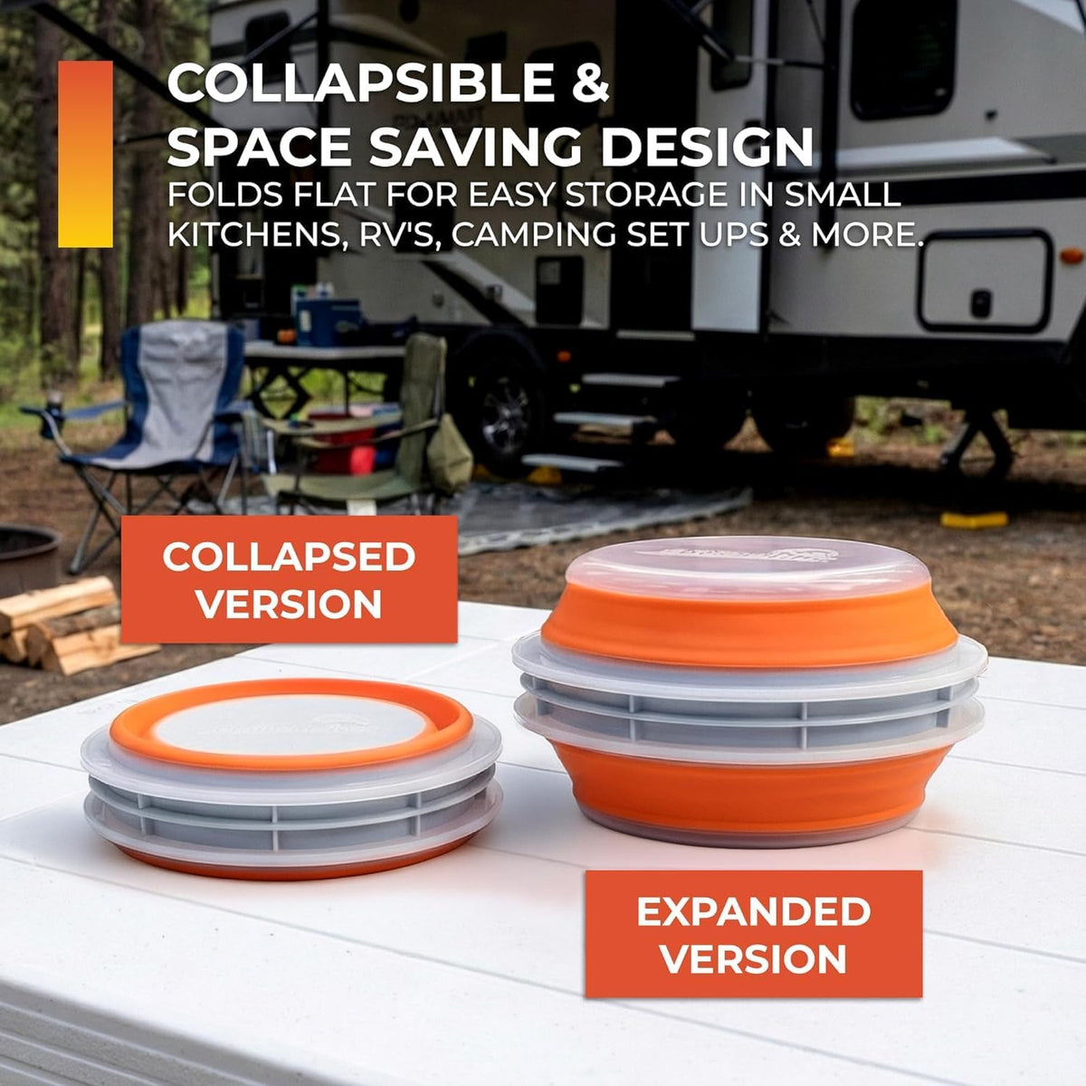 Collapsible Plastic Batter Bowl | Mess-Free Breading Shaker Container & Mixer | Ideal for Fish Fry, Fried Chicken, Onion Rings, Wings & More