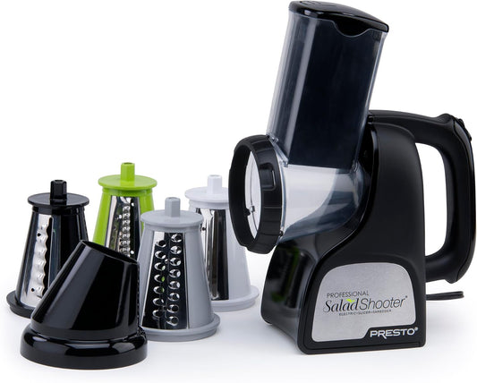 02970 Professional SaladShooter Electric Slicer/Shredder, Black,1 count