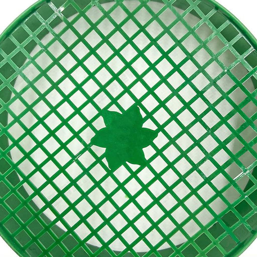 Green Round Garden Sieve Riddle Stone Sand Seedling Mesh Sieve Garden Tools For Compost Soil Stone Mesh Garden Tool Seed Sifting Sieve Planting Accessories Seed Sifting Sieve