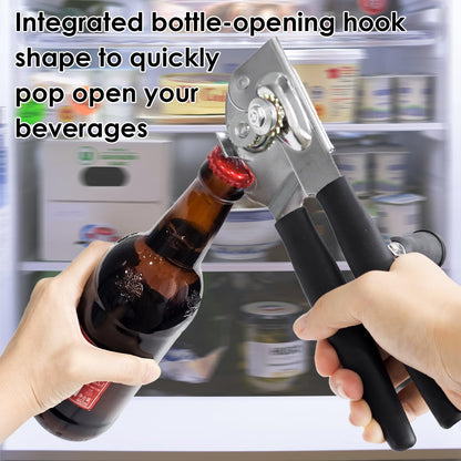 Manual Can Openers, Hand Crank Opener, Commercial Can Opener with Long Handles