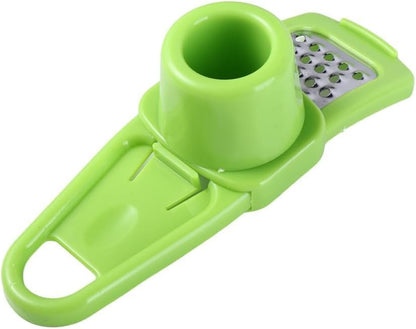 Mini Multifunction Garlic Ginger Grater Tool,Nutmeg Grinder,Kitchen Manual Fruit Vegetable Nuts Chopper Grinder,Graters Peeling,Grating and Slicing Tools (Rose Red)