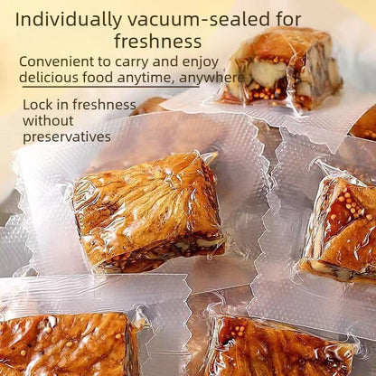 Fig & Walnut Pastry Bites 250g*2 Bags (About 25-28 Packs)– Blended with Black Sesame, Astragalus & Lily Bulb – Sweet, Soft & Crispy Texture – Natural Flavor Energy Snack –Sweet, Soft, Glutinous & Crispy Snack