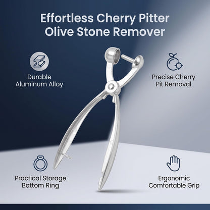 Aluminum Alloy Cherry Pitter Tool, Hand Cherry Stone Remover