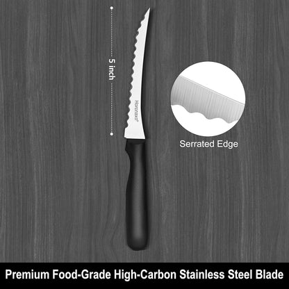 Tomato Slicer, Tomato Knives 2-Piece Serrated Tomato Knife