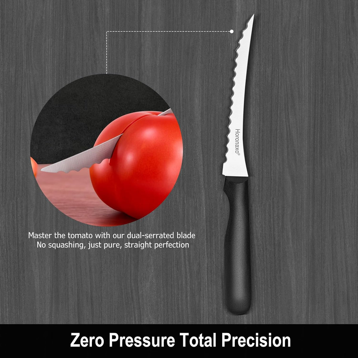 Tomato Slicer, Tomato Knives 2-Piece Serrated Tomato Knife