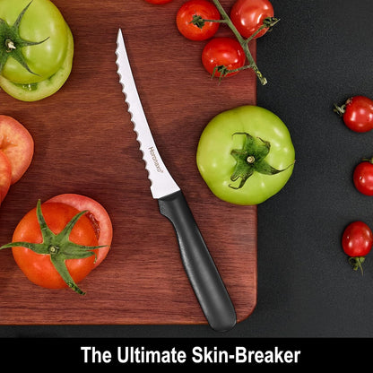 Tomato Slicer, Tomato Knives 2-Piece Serrated Tomato Knife