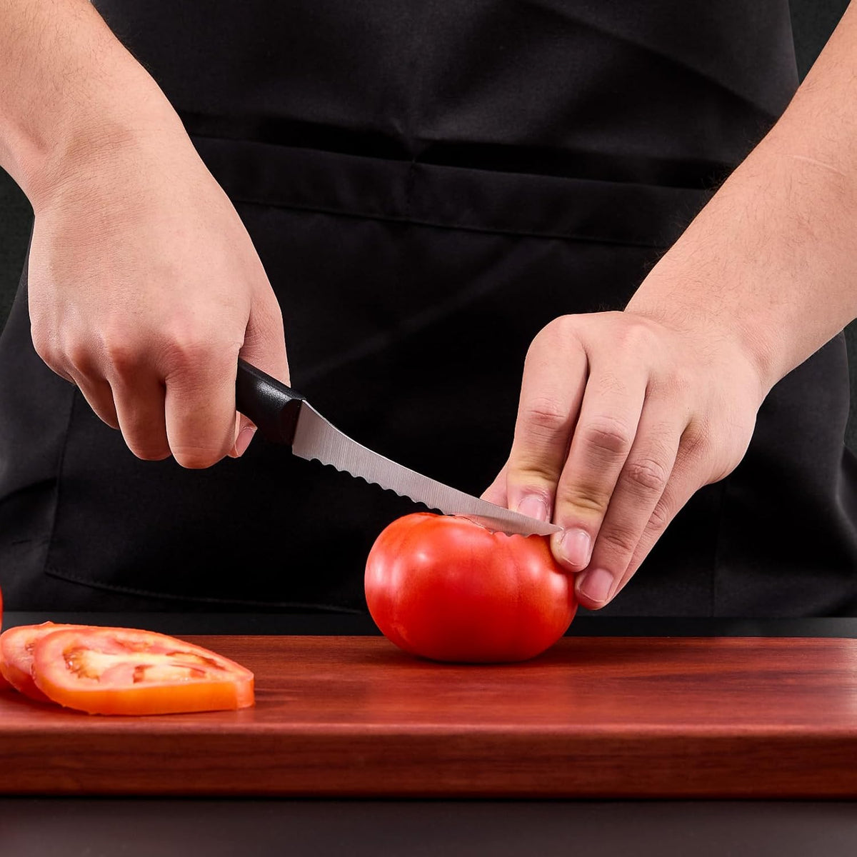 Tomato Slicer, Tomato Knives 2-Piece Serrated Tomato Knife