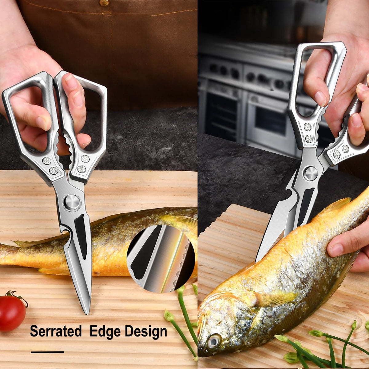 Heavy Duty Kitchen Scissors - 3.0mm Thickened Blades