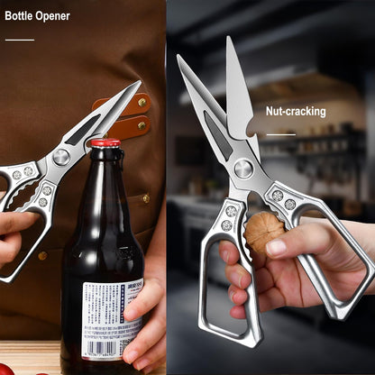 Heavy Duty Kitchen Scissors - 3.0mm Thickened Blades