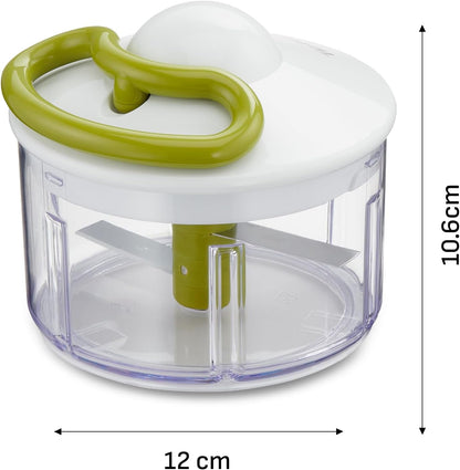 Tefal K13704 Manual Chopper Neo, 16.9 fl oz (500 ml), Washable Lid, Unique Double Twisted Blade