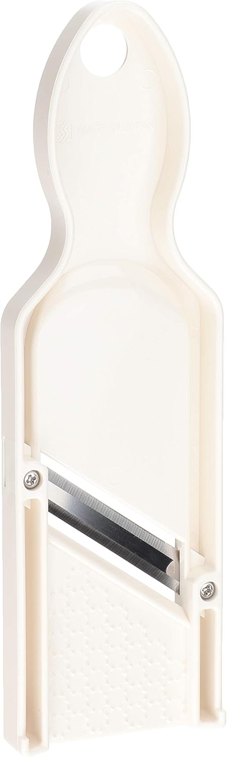 AMS-610 Tsubamesanjo Double-edged Mini Slicer, White, Made in Japan