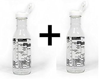 809A Salad Dressing Maker, Clear, Set of 2