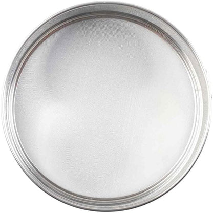 Fine Mesh Sieve Strainer, 12-Inch Round Ultra-Fine Stainless Steel Flour Filtering, Comfortable Handle, Baking, Food Prep and Cooking Tool for Foodservice, Restaurant and Home Use, 2" Deep