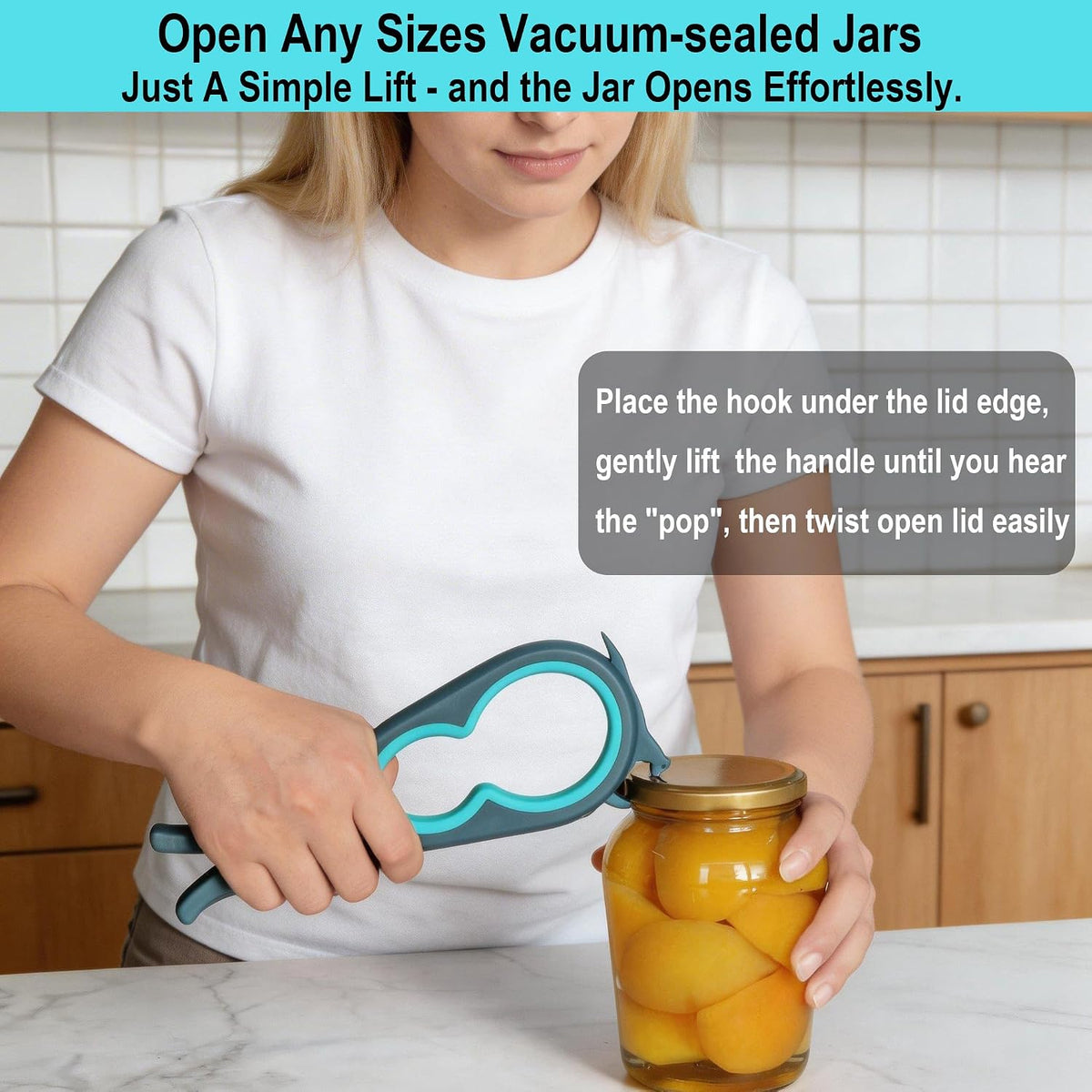 Jar Opener & Bottle Opener for Seniors with Arthritis, Weak Hands