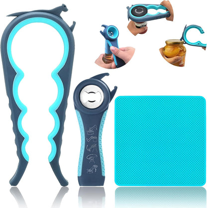 Jar Opener & Bottle Opener for Seniors with Arthritis, Weak Hands