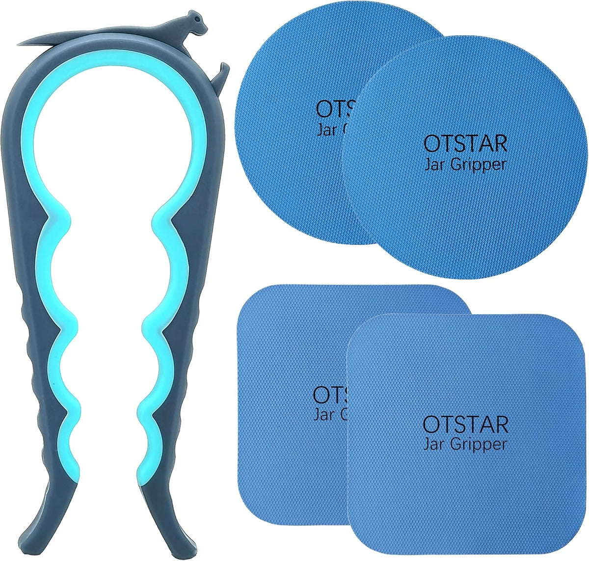 Jar Opener & Bottle Opener for Seniors with Arthritis, Weak Hands