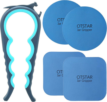 Jar Opener & Bottle Opener for Seniors with Arthritis, Weak Hands