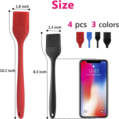 Silicone Basting Pastry Brush Set 2 Pack