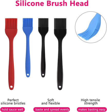 Silicone Basting Pastry Brush Set 2 Pack