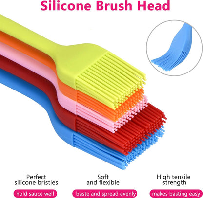 Silicone Basting Pastry Brush Set 2 Pack
