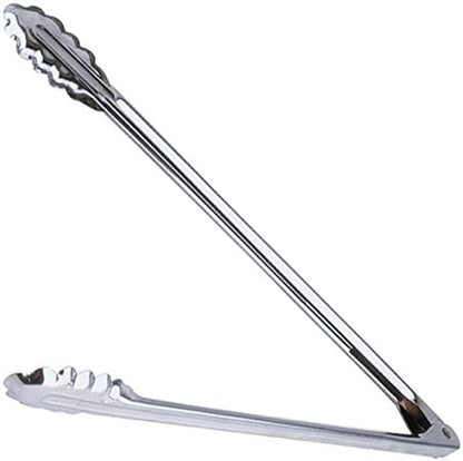 4416HDL 16 inch heavy duty stainless steel restaurant tongs with Lock, 1 pack