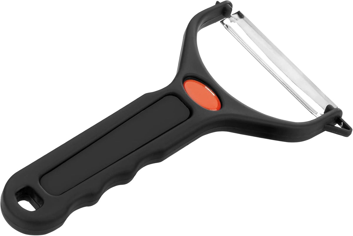 Julienne Slicer, Vegetable Peeler "Black Edition" - Quick and Easy Peeling, Quick Special - Coarse Serrated Stainless Steel Blade, Aluminium, Colour: Anthracite