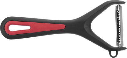 Julienne Slicer, Vegetable Peeler "Black Edition" - Quick and Easy Peeling, Quick Special - Coarse Serrated Stainless Steel Blade, Aluminium, Colour: Anthracite