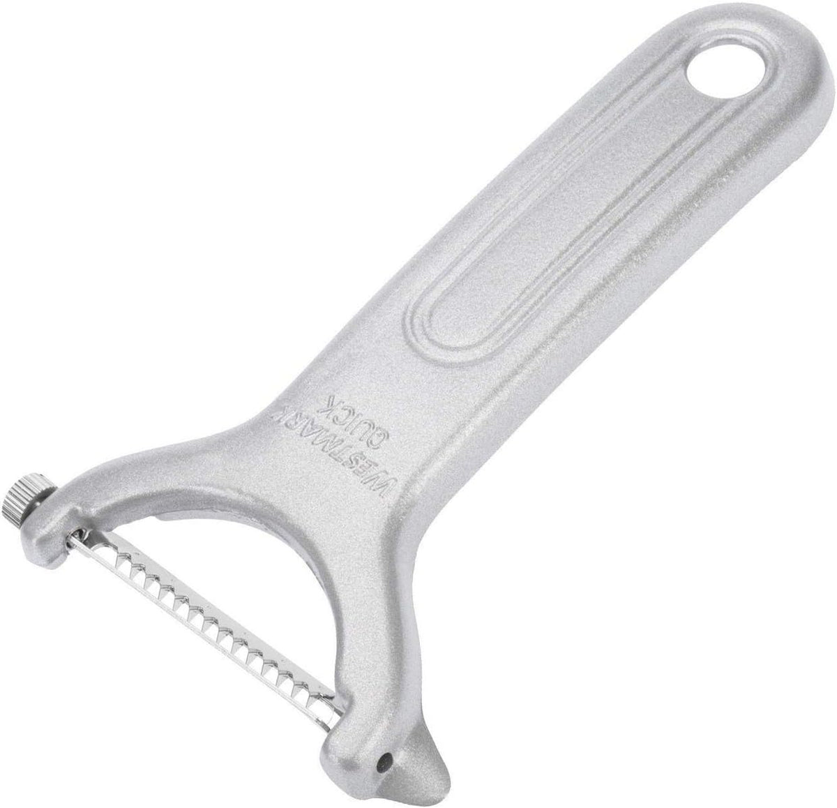 Julienne Slicer, Vegetable Peeler "Black Edition" - Quick and Easy Peeling, Quick Special - Coarse Serrated Stainless Steel Blade, Aluminium, Colour: Anthracite