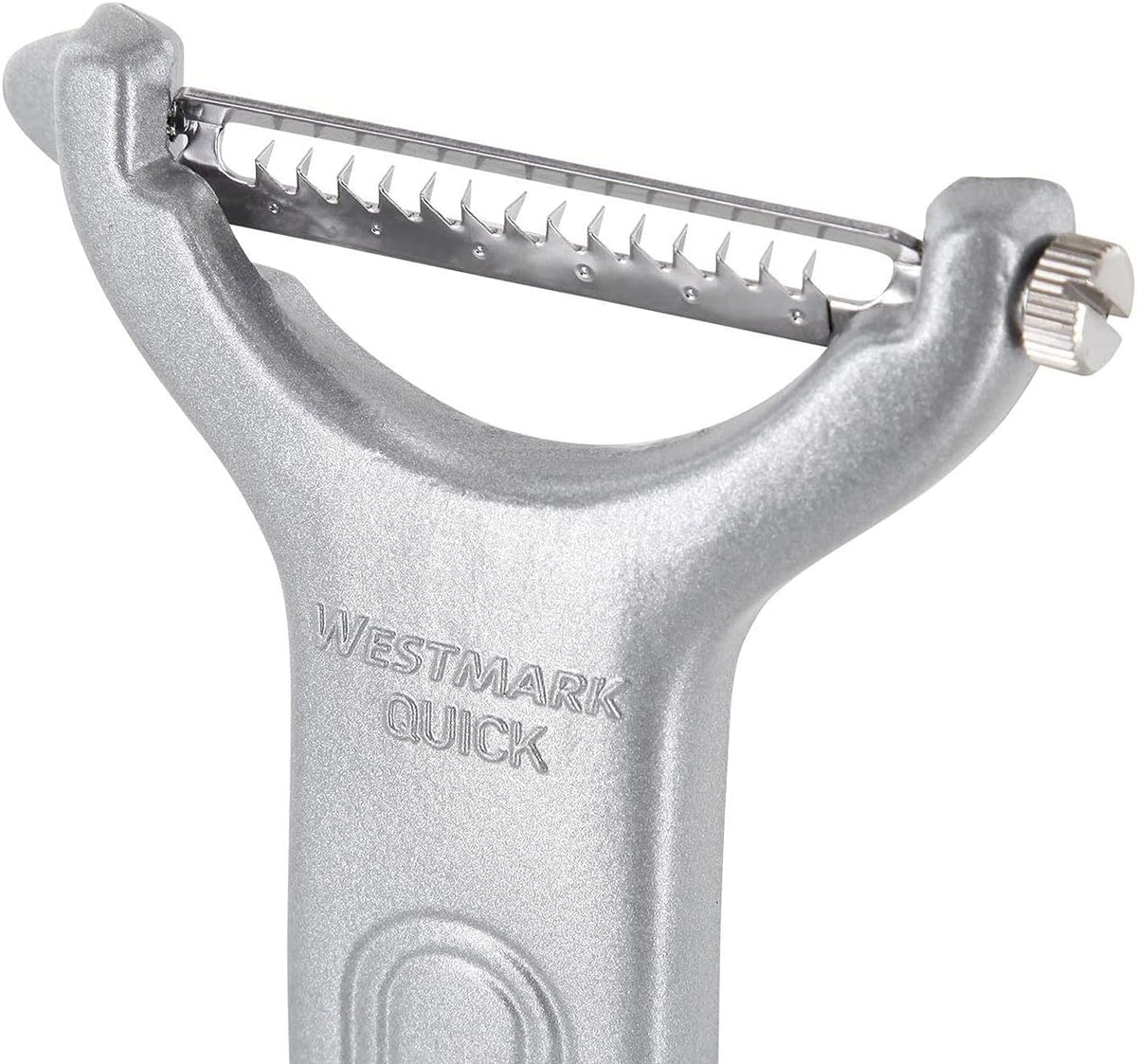 Julienne Slicer, Vegetable Peeler "Black Edition" - Quick and Easy Peeling, Quick Special - Coarse Serrated Stainless Steel Blade, Aluminium, Colour: Anthracite