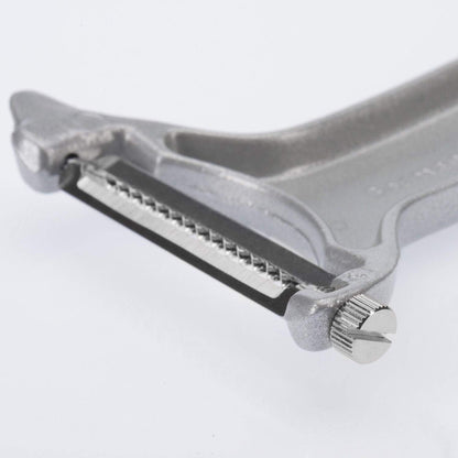 Julienne Slicer, Vegetable Peeler "Black Edition" - Quick and Easy Peeling, Quick Special - Coarse Serrated Stainless Steel Blade, Aluminium, Colour: Anthracite