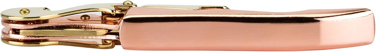Winged Corkscrew Wine Opener, Versatile Bottle Opener for Beer and Soft Drinks, Stainless Steel with Ergonomic Handle and Sharp Screw for Bartenders, Home Bar, Kitchen, Set of 1, Copper and Gold