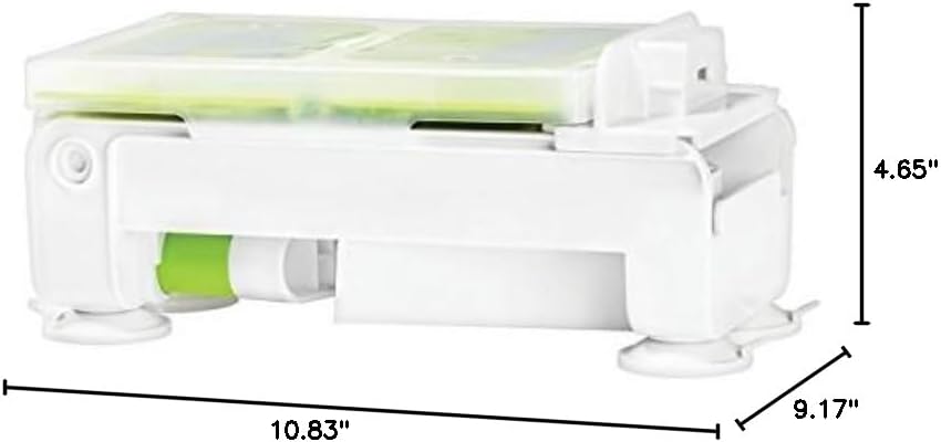 Pro Foldable Spiralizer - Create Healthy Veggie Noodles and Spiral Slices - 3 Blades - Collapses for Easy Storage