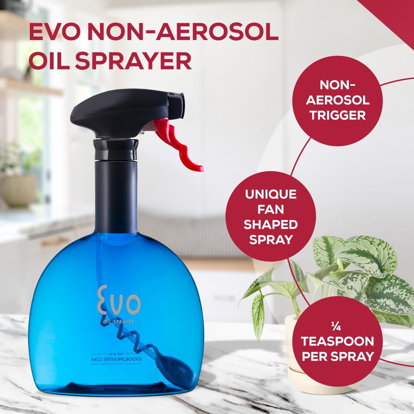 Original, Non-Aerosol for Olive, Cooking Oils, and Vinegars, Green, 24-Ounce Capacity