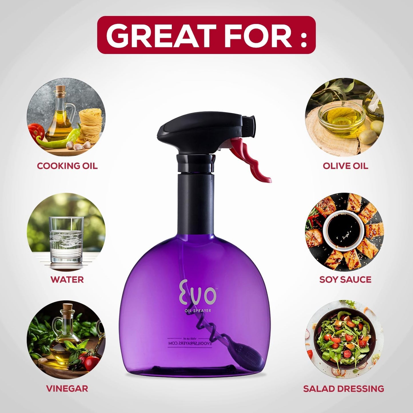 Original, Non-Aerosol for Olive, Cooking Oils, and Vinegars, Green, 24-Ounce Capacity