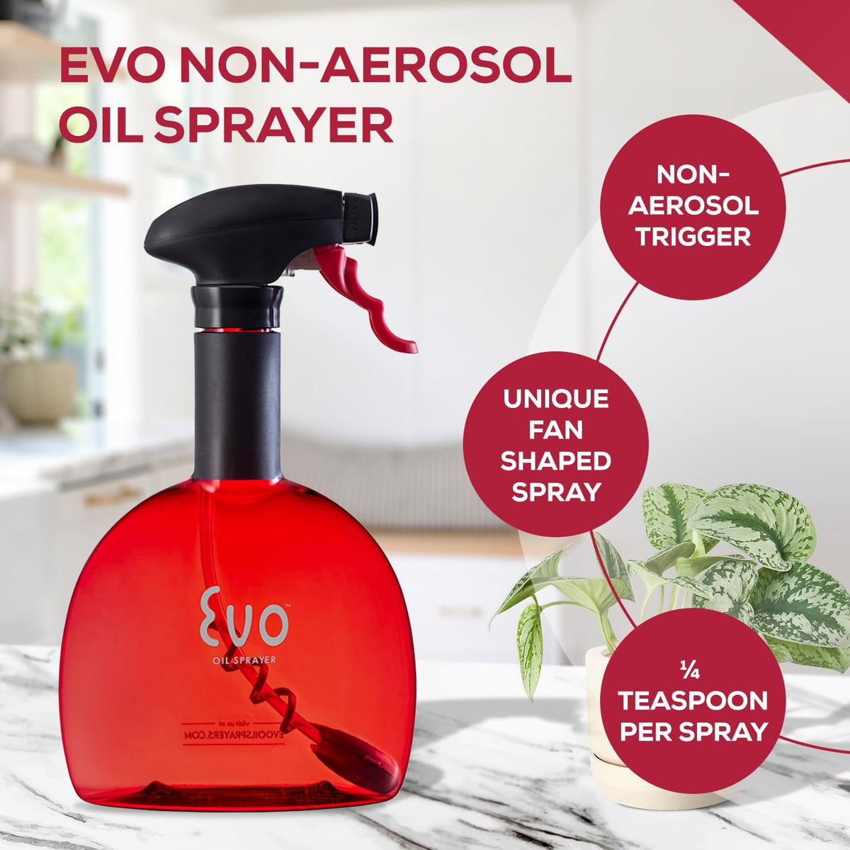 Original, Non-Aerosol for Olive, Cooking Oils, and Vinegars, Green, 24-Ounce Capacity